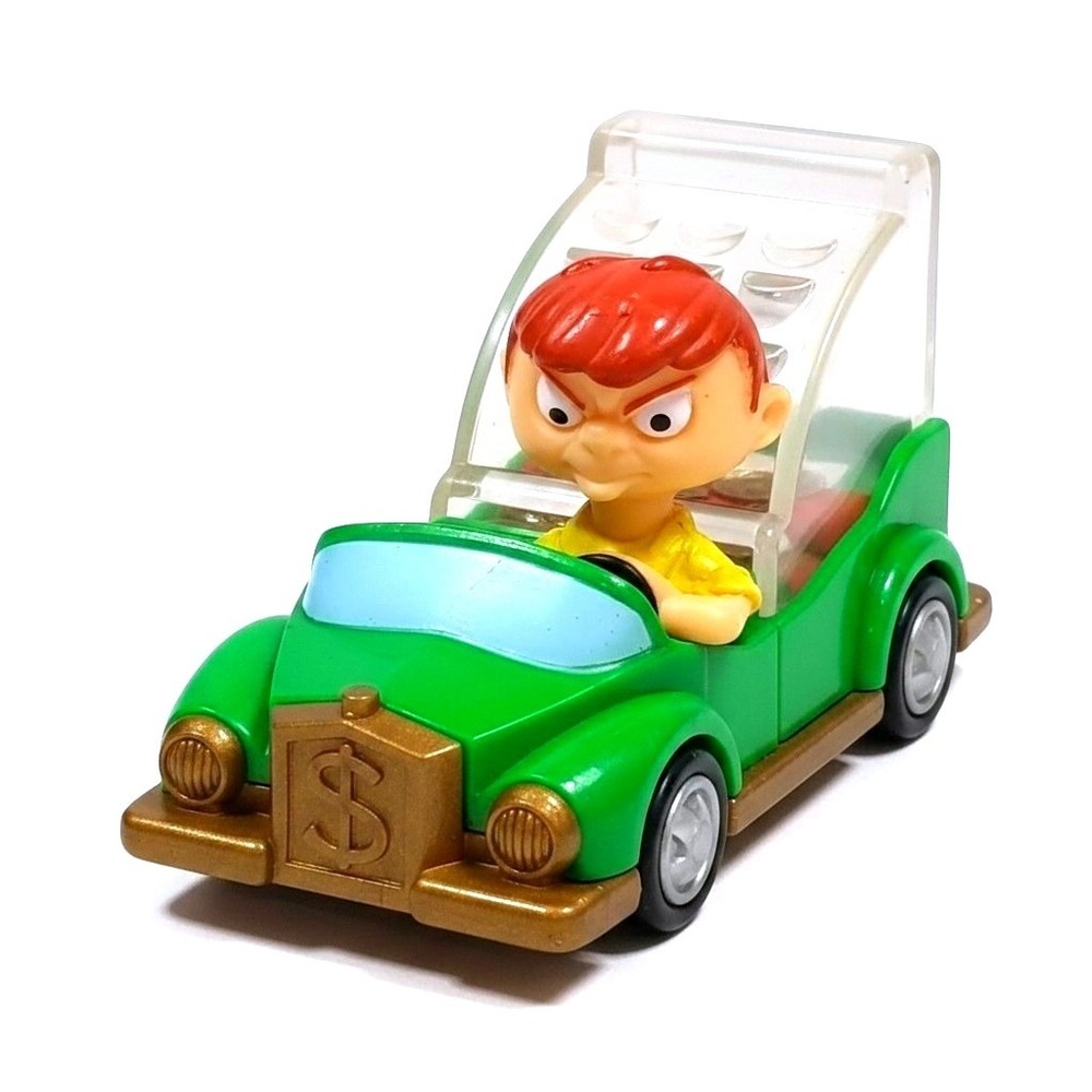 VTG 1992 Warner Bros Montana Max Tiny Toon Adventures Car Toy Green Gold Dollar
